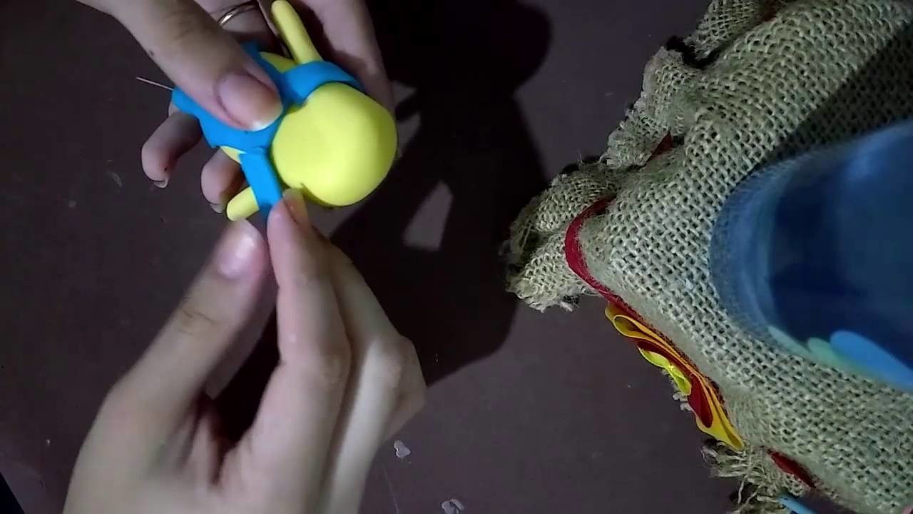 DIY - minion em biscuit