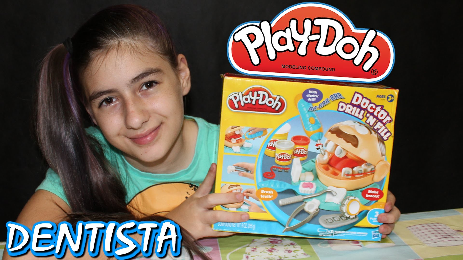 Play Doh Doutor Dentista Massinha de Modelar (Super Massa, Comprinha, DIY) Play Dough