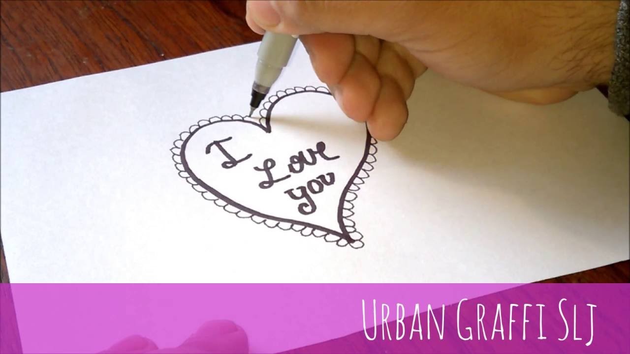 Como dibujar un corazon dibujos de amor como desenhar um coração