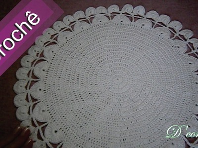 DIY - Crochê - Sousplat Branco (Passo a Passo)
