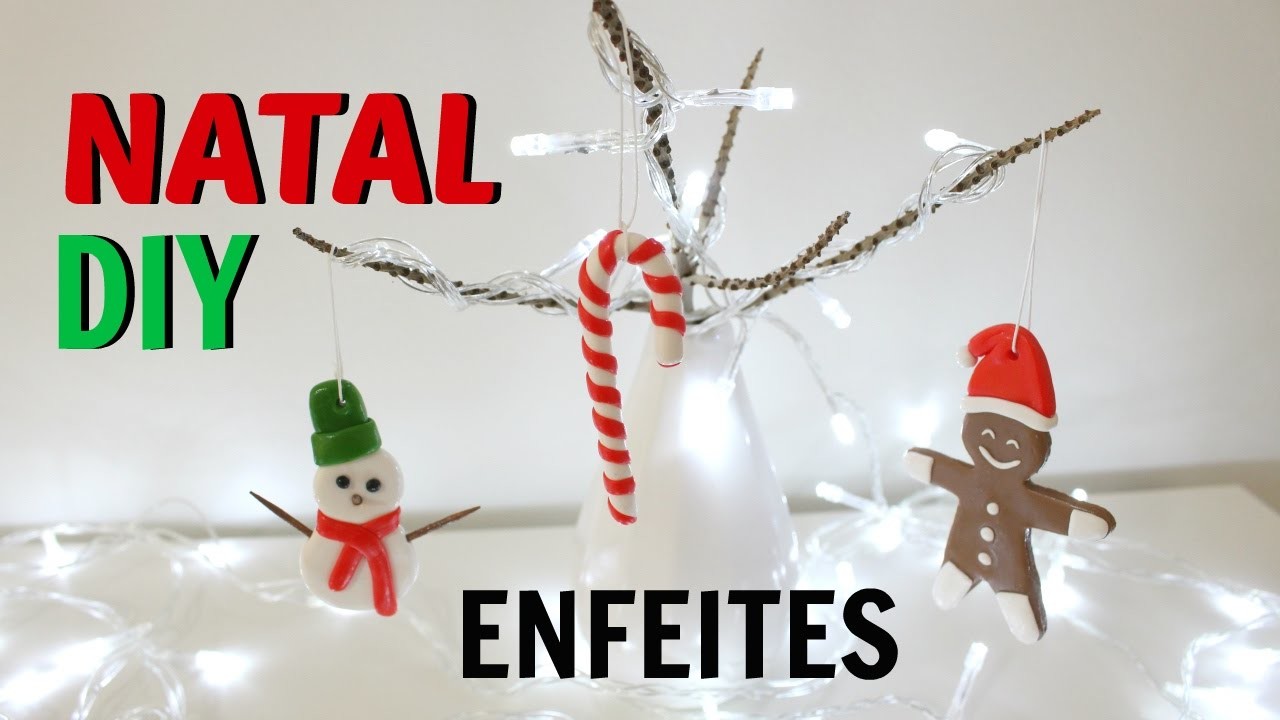 [ DIY ] Natal: enfeites de árvore com biscuit | Faça Seu Natal DIY