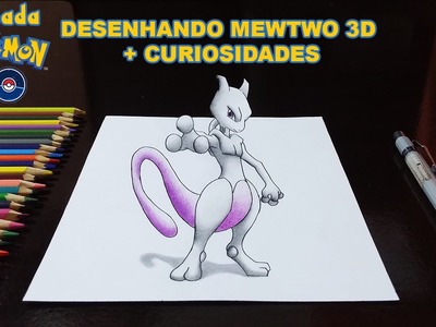 Jornada Pokémon Go: Desenhando Mewtwo em 3D + Curiosidades