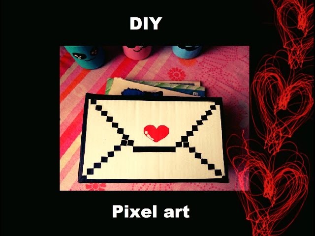DIY - Pixel art na caixinha