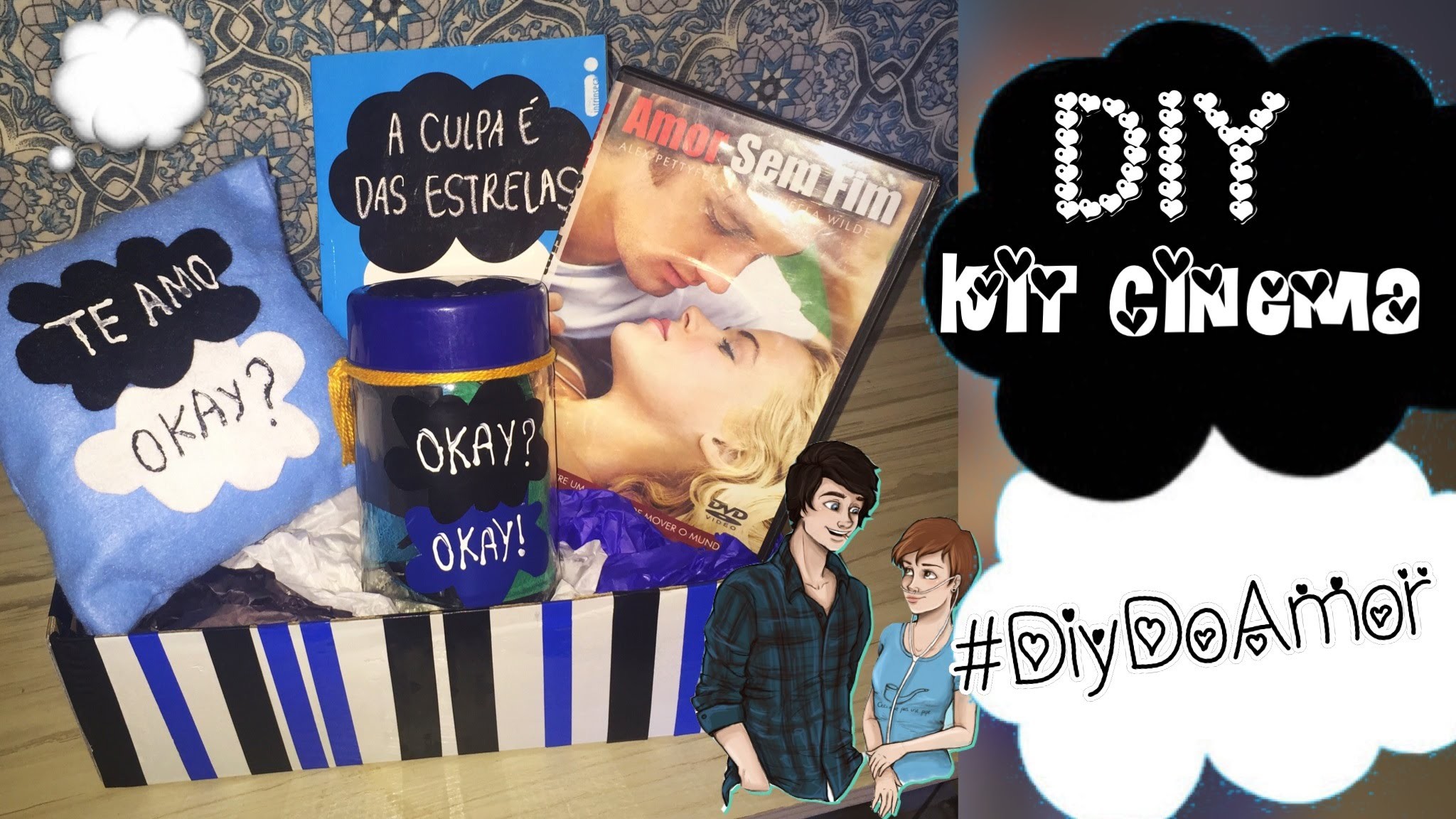 DIY - kit Cinema | Especial dia dos Namorados - #DiyDoAmor