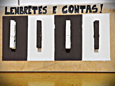 DIY: PORTA RECADOS - FAÇA VOCÊ MESMO!