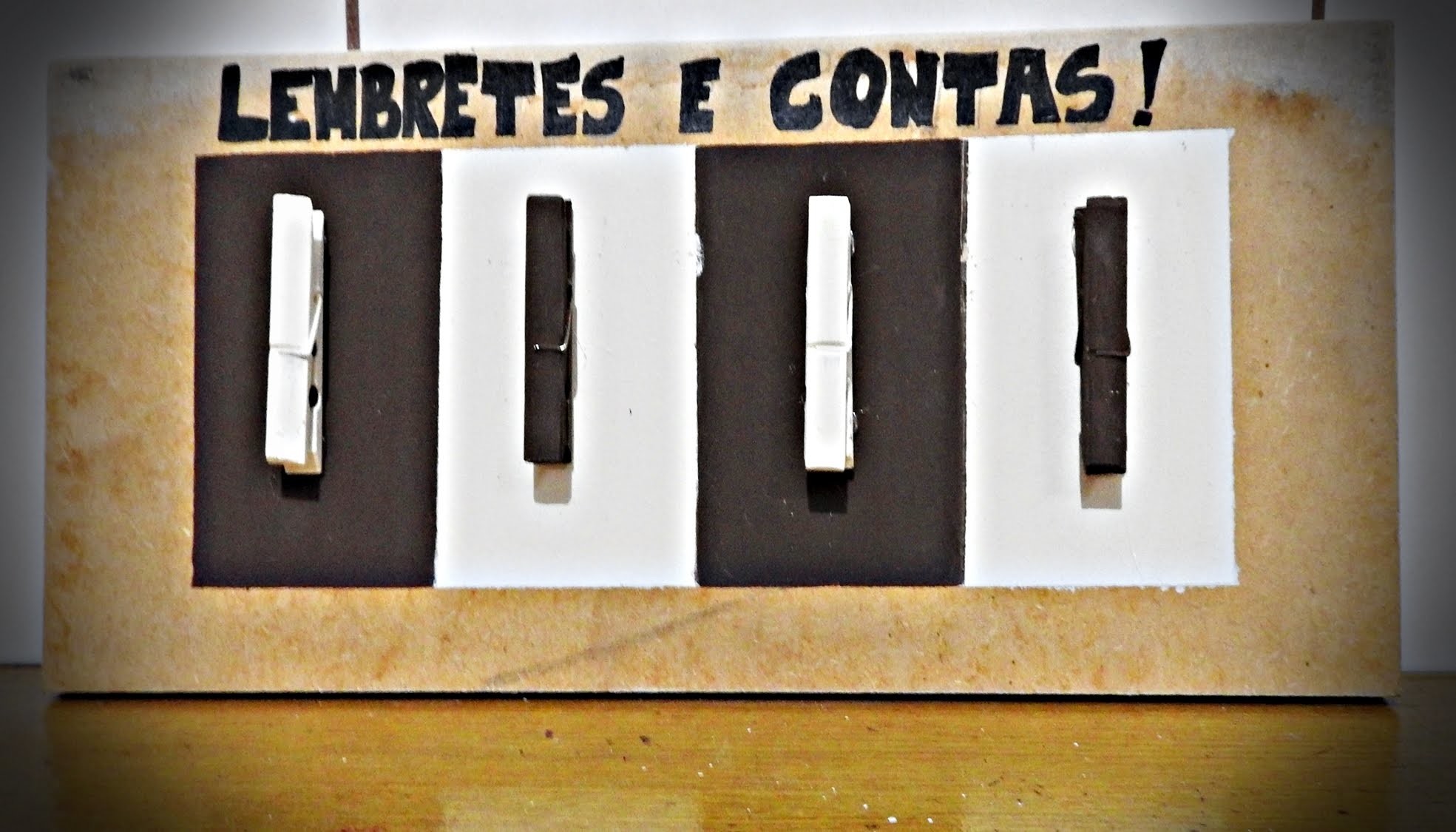 DIY: PORTA RECADOS - FAÇA VOCÊ MESMO!