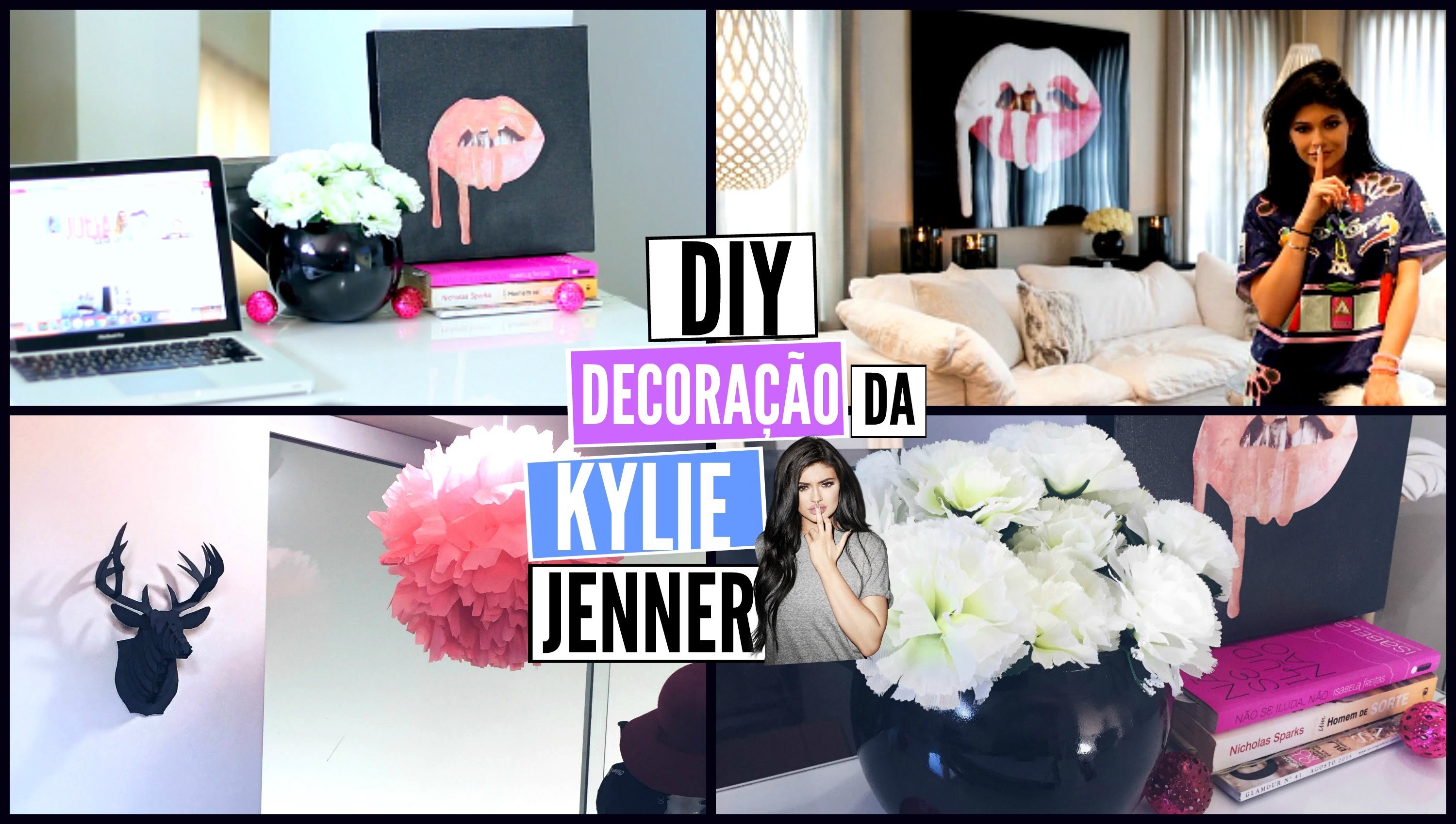 3 DIY Fáceis para Decorar o Quarto | Inspirado na Kylie Jenner