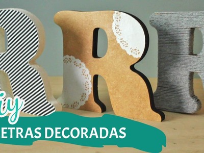 DIY DIA DOS NAMORADOS | Letras decoradas | Por GavetaMix