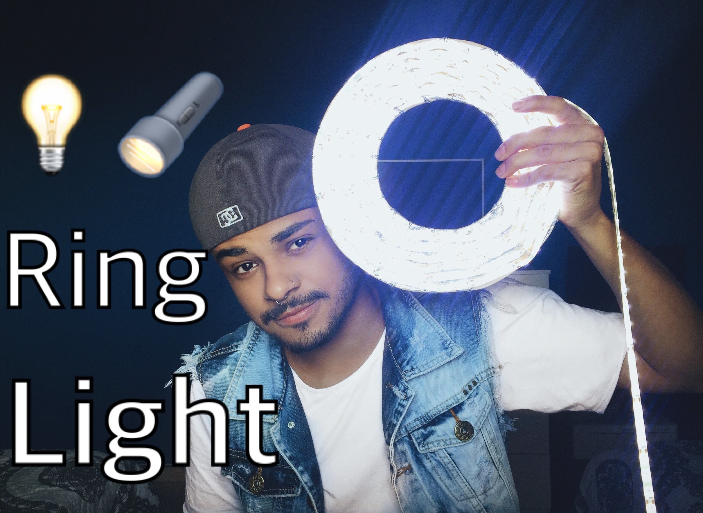 DIY:  Como fazer Iluminação  Boa e Barata RING LIGHT