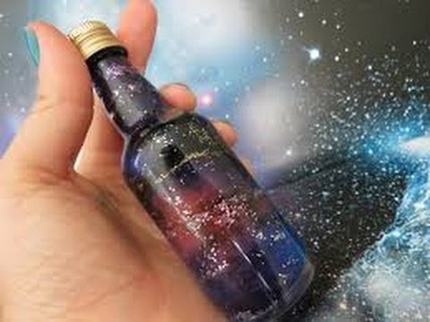 DIY: Faça você mesmo: Bottle Nebula. Galáxia na garrafa