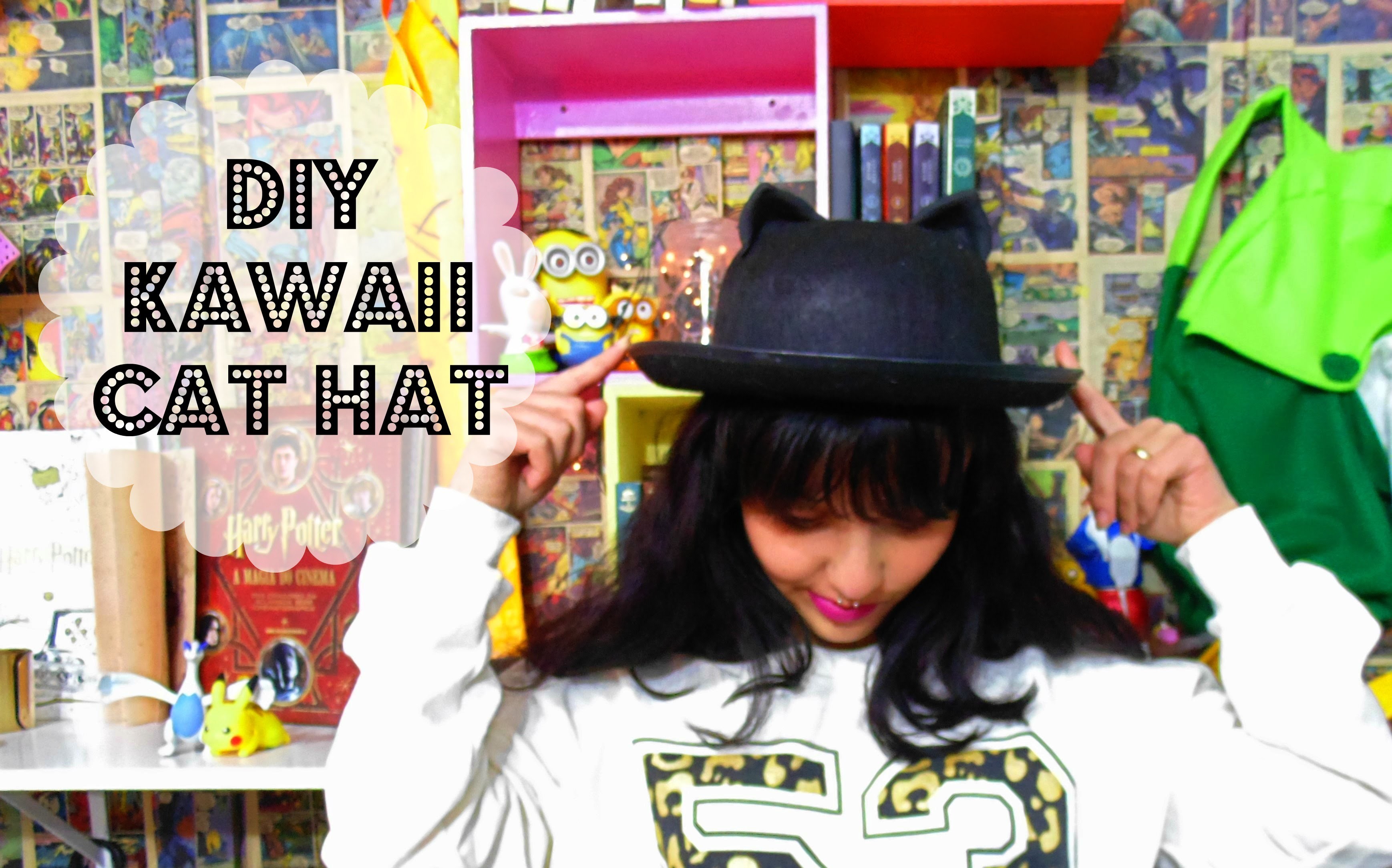 DIY - Kawaii Cat Hat | Suelen Candeu