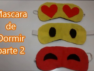 DIY - mascara de dormir - parte 2