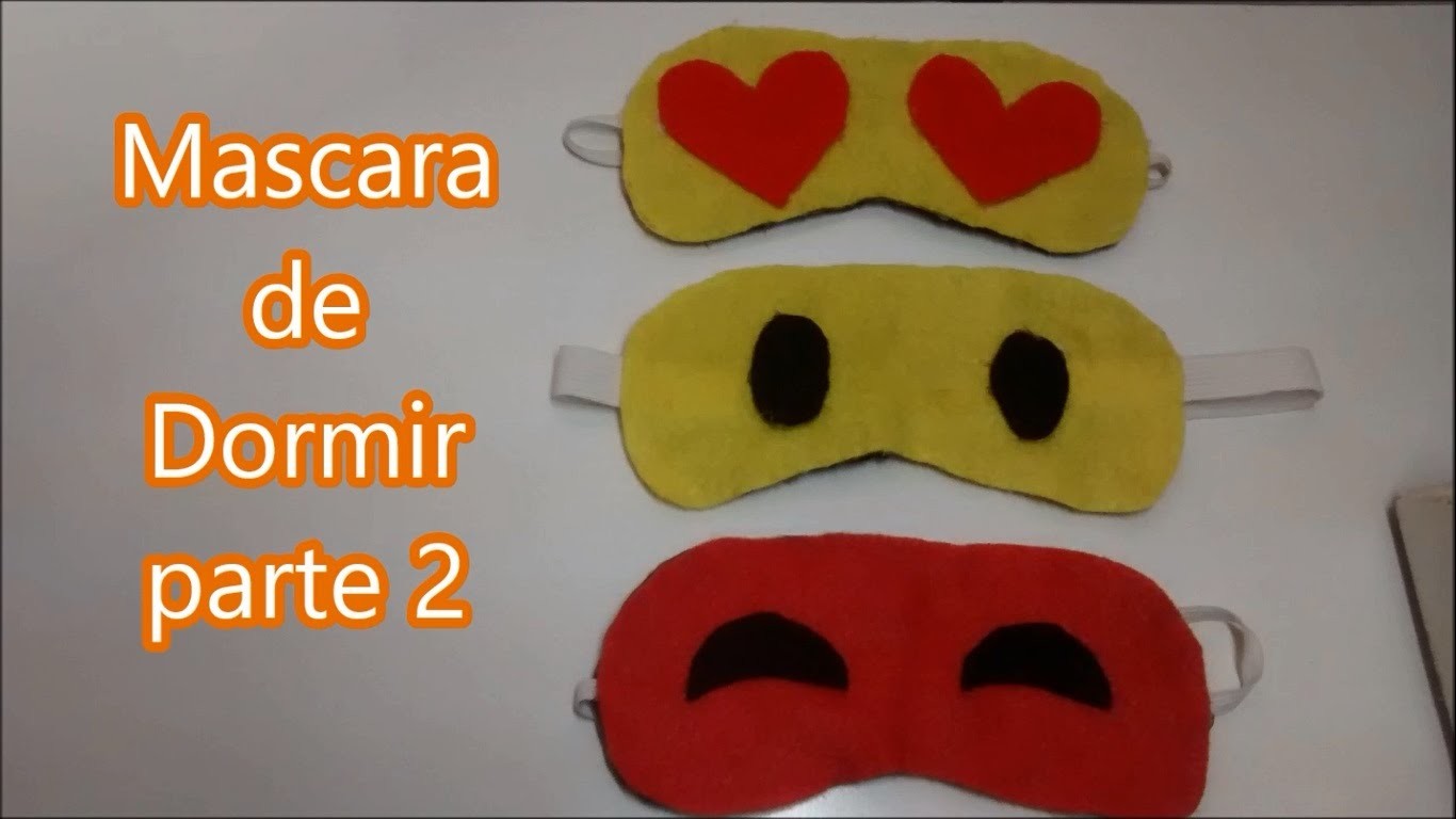 DIY - mascara de dormir - parte 2