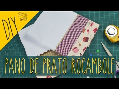 DIY ::: Pano de Prato Rocambole - By Fê Atelier