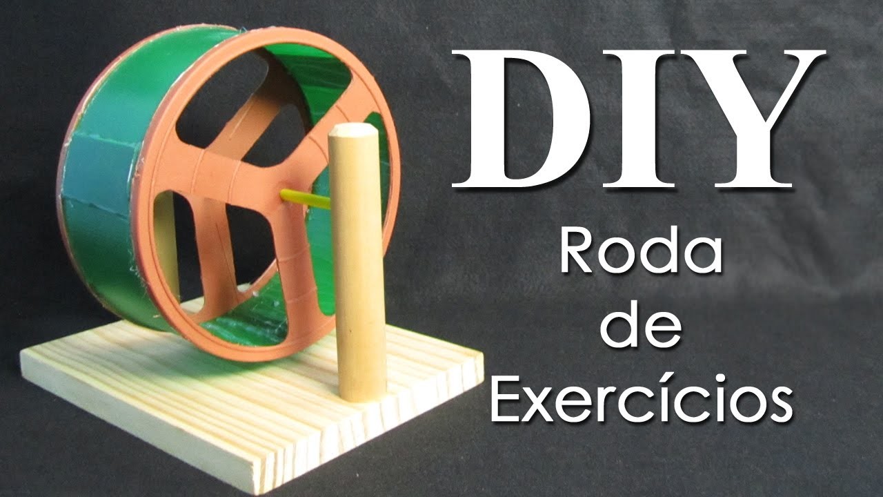 DIY: Roda de Exercícios para Hamster (DIY Hamster Wheel)