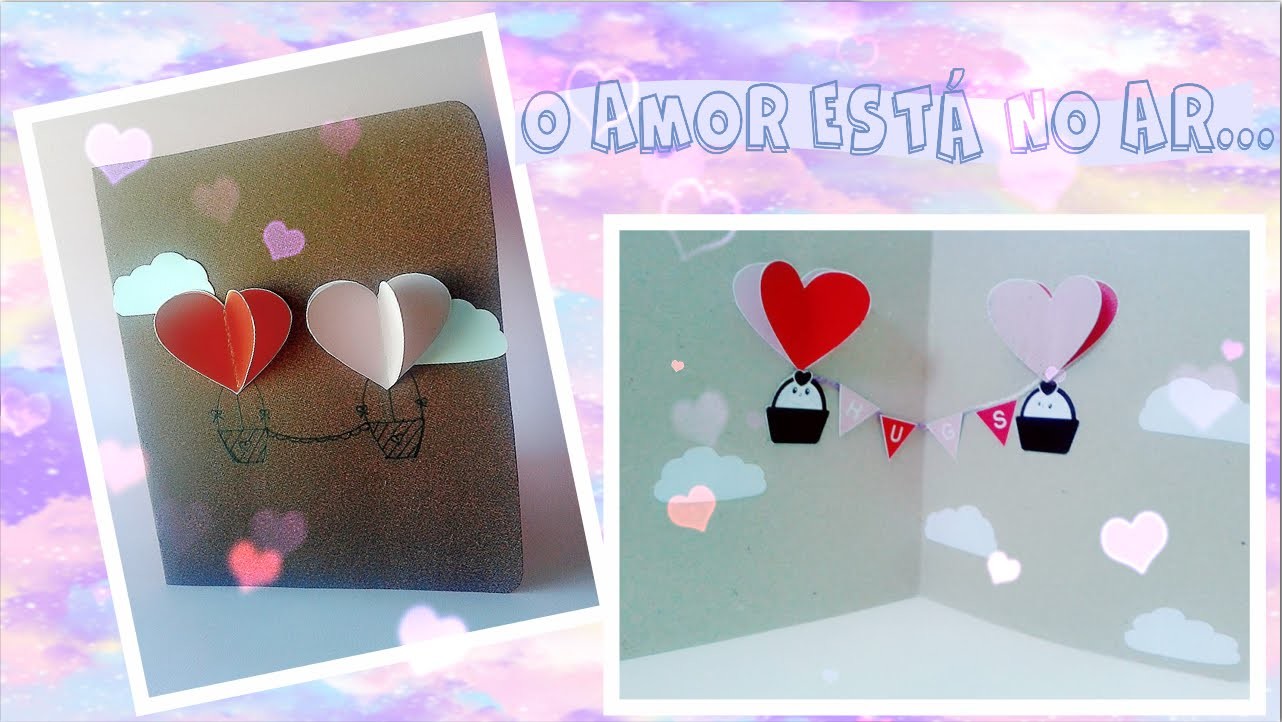 CARTÃO SCRAPBOOK PARA O (A) NAMORADO (A) - H♥ME #especialdiadosnamorados