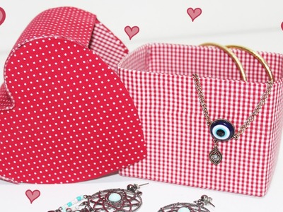 DIY -  Caixa Coração feita com Caixa de Leite  - Segredos de Aline