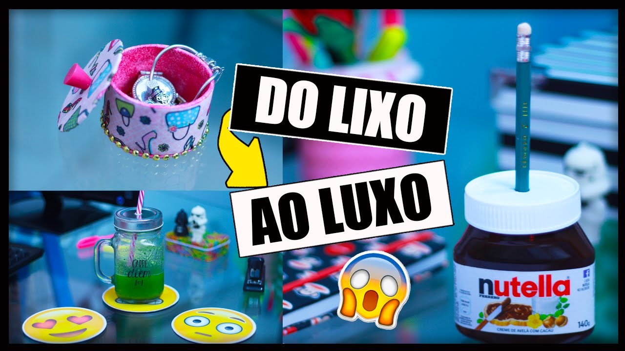 DIY: Do LIXO ao LUXO - 3 Ideias que você precisa Tentar ✂️️ #2