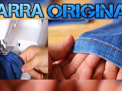 Ganhe Dinheiro Com Consertos:  BARRA JEANS ORIGINAL- How to hem your Jeans