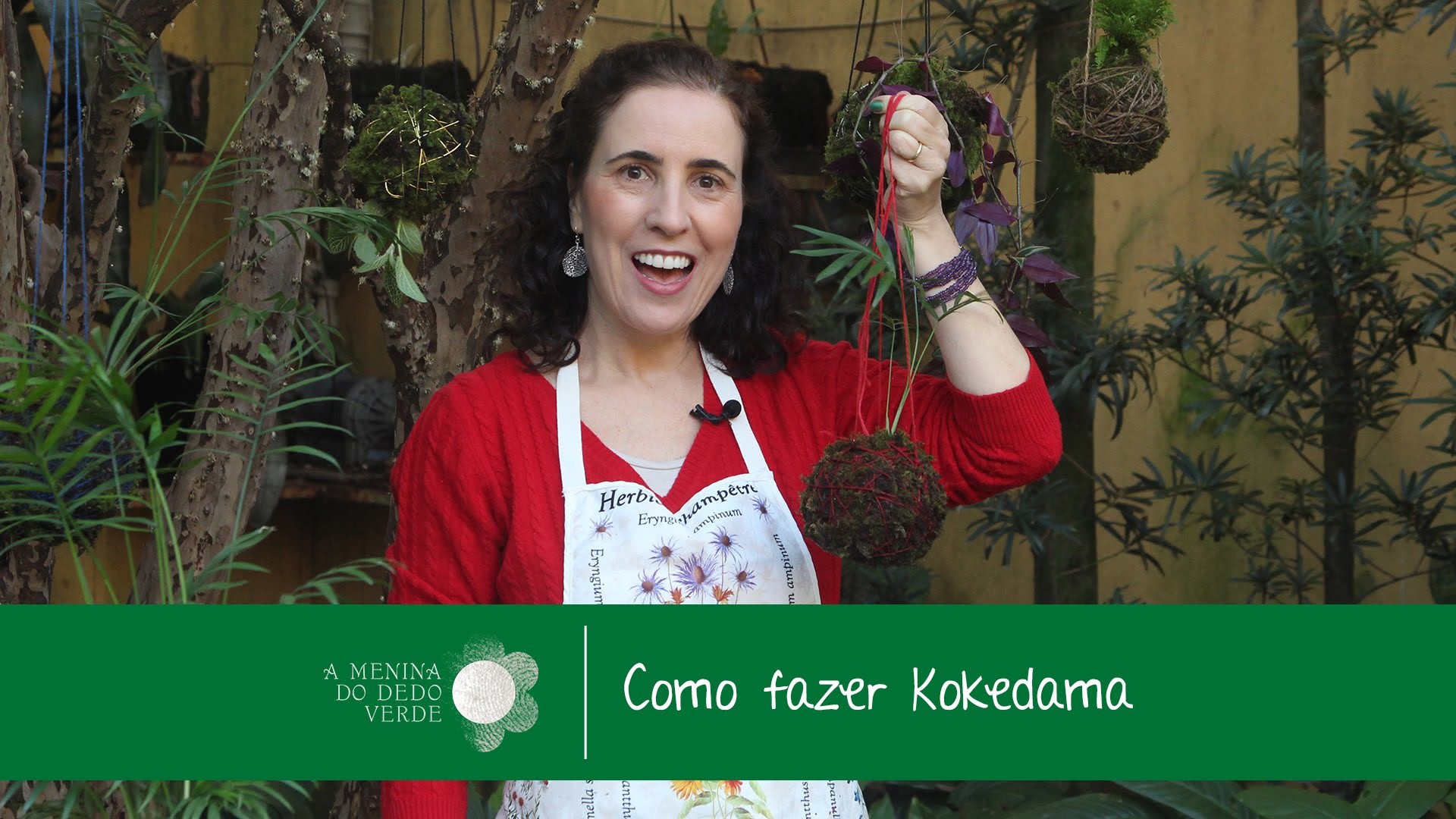 Como Fazer Kokedama.How to Make Kokedama - A Menina do Dedo Verde
