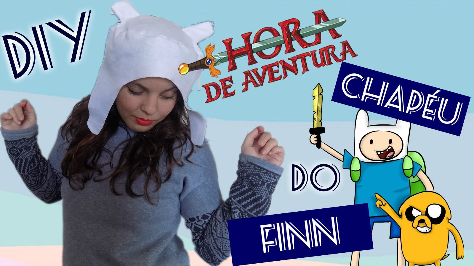 DIY :: Chapeu do Finn - Hora de Aventura (Adventure Time)