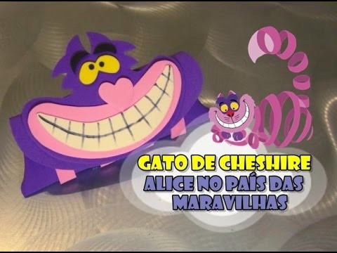 DIY.: Estojo Gato de Cheshire - Alice no País das Maravilhas