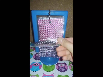 (DIY) passo a passo como fazer um suporte para autocolantes - stickers stand