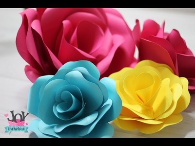 Como fazer Rosa de papel (paper flower)