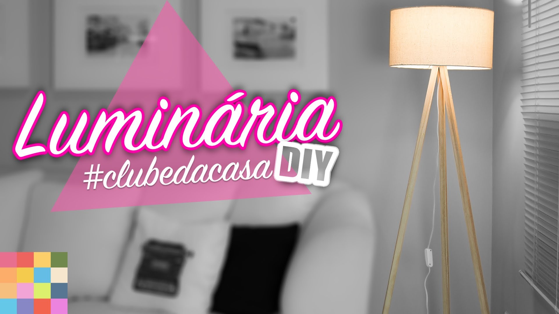 DIY- Luminária Tripé | #clubedacasa
