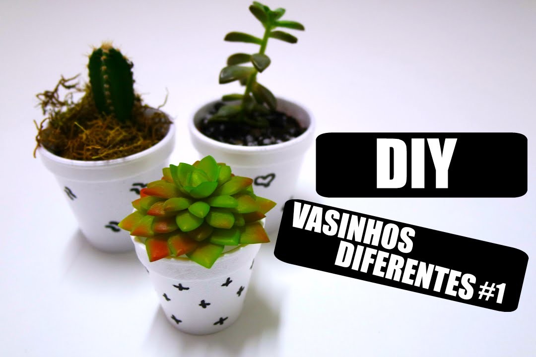 DIY: Vasinhos diferentes #1
