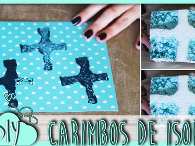 DIY: Carimbos de Isopor e Esmalte (muito fácil) ☁ - Fefa