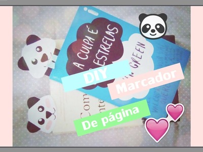 DIY - Marcador de Página Fofinho ♥ - Coisas da Lili