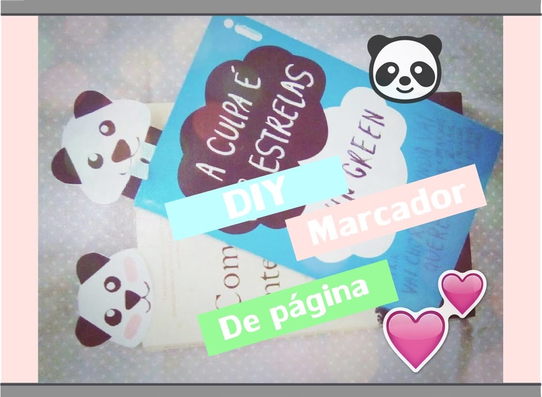 DIY - Marcador de Página Fofinho ♥ - Coisas da Lili