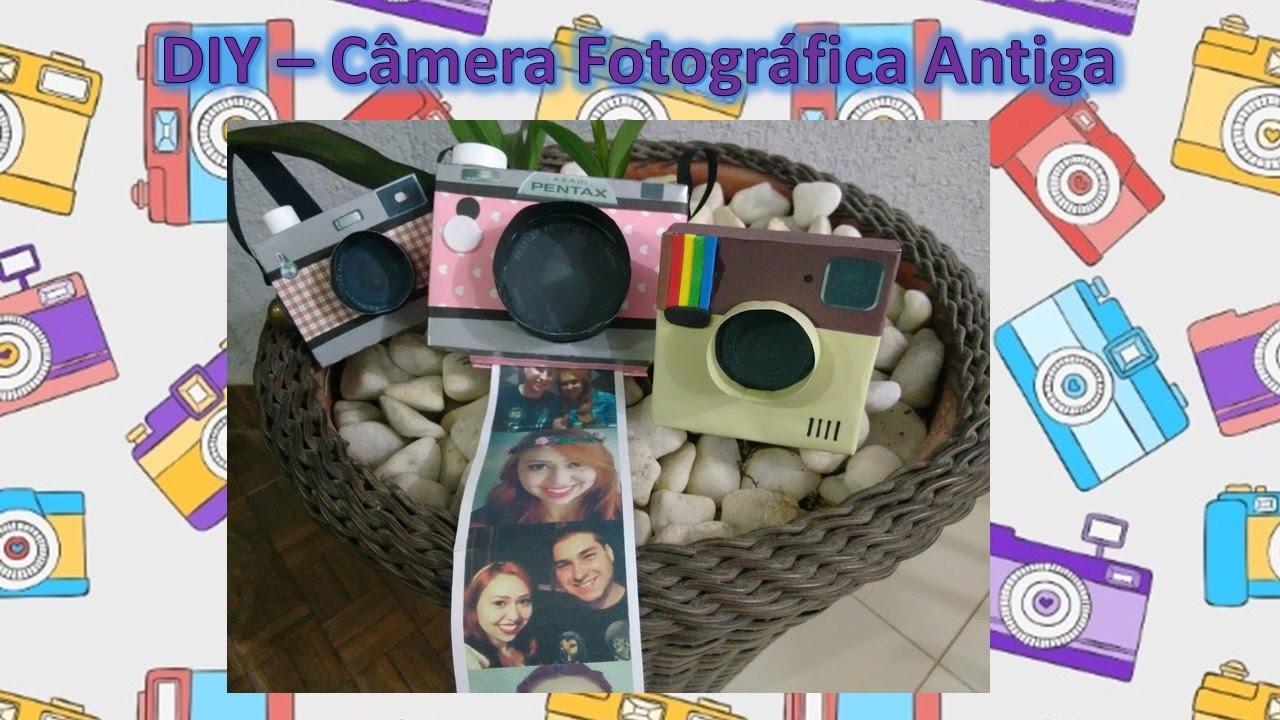 DIY Câmera fotográfica antiga (Retrô)