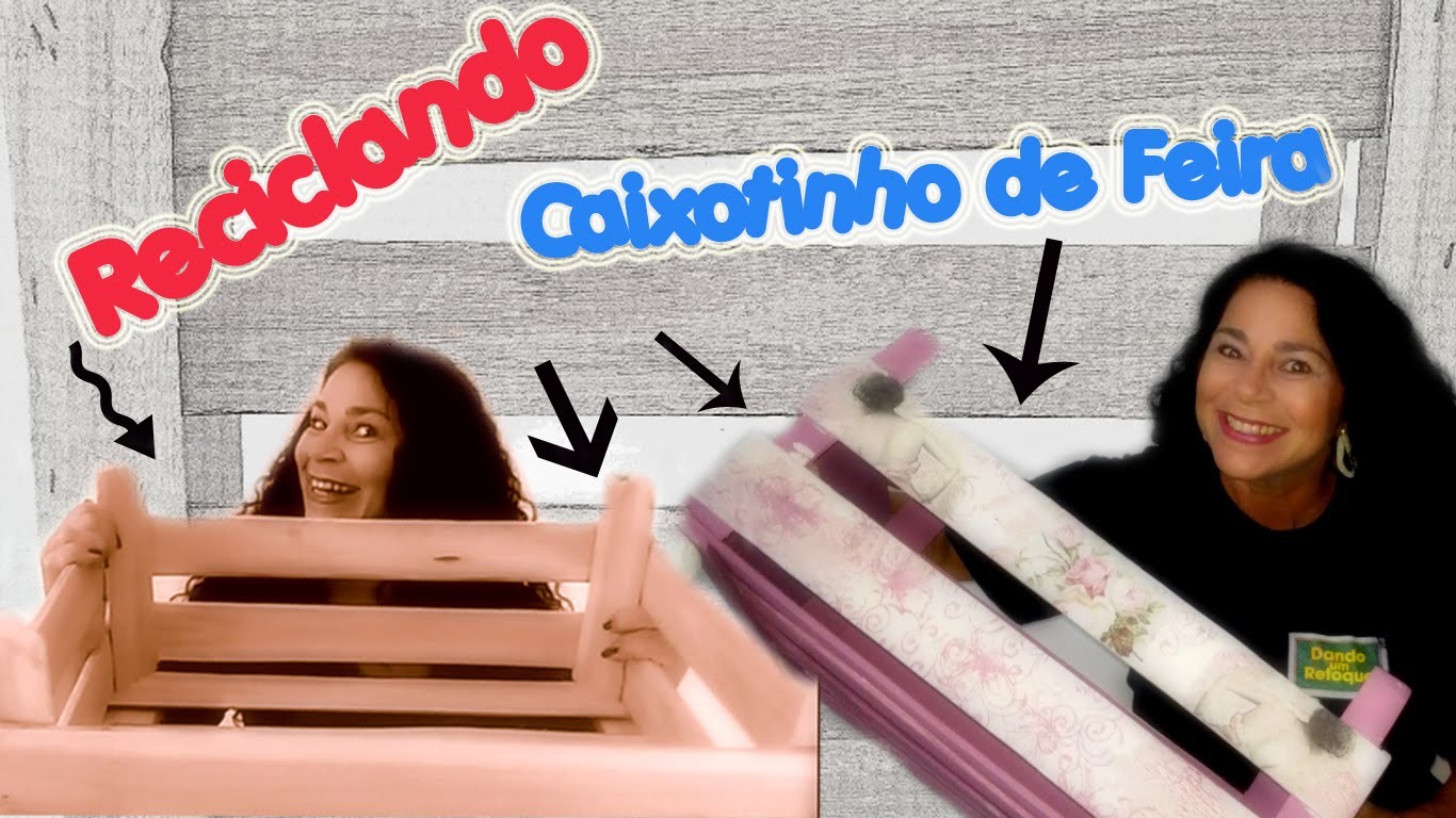 DIY - Do Lixo ao Luxo - Transformar Caixote de Feira em utensílio para casa - Porta Revista