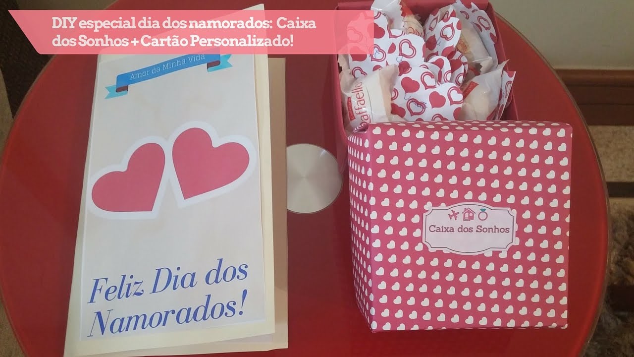 DIY.Faça Você mesmo: Presente para o dia dos Namorados #youtuberscapixabas