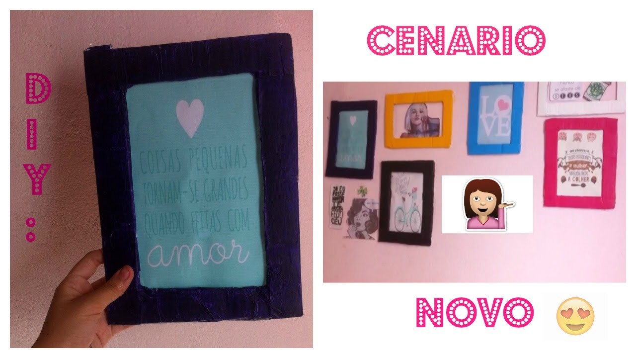 DIY: Faça você mesmo ,quadros para decorar