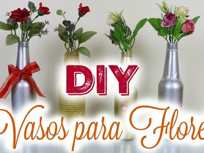 DIY Vaso de Flores | Reciclando Garrafa de cerveja | Por Glaucia Sioli