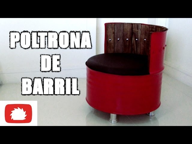 Como fazer Poltrona de barril - DIY | Na oficina - S02E25