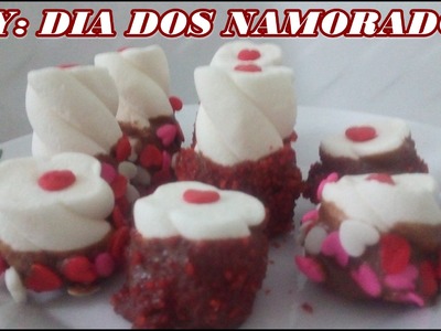 DIY: DIA DOS NAMORADOS| MARSHMALLOW COM CHOCOLATE