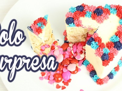 DIY Dia dos Namorados - Mini Bolo Surpresa | Bolo Piñata
