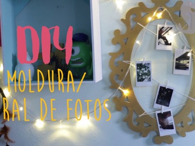DIY Moldura.Varal de fotos | Focamiga