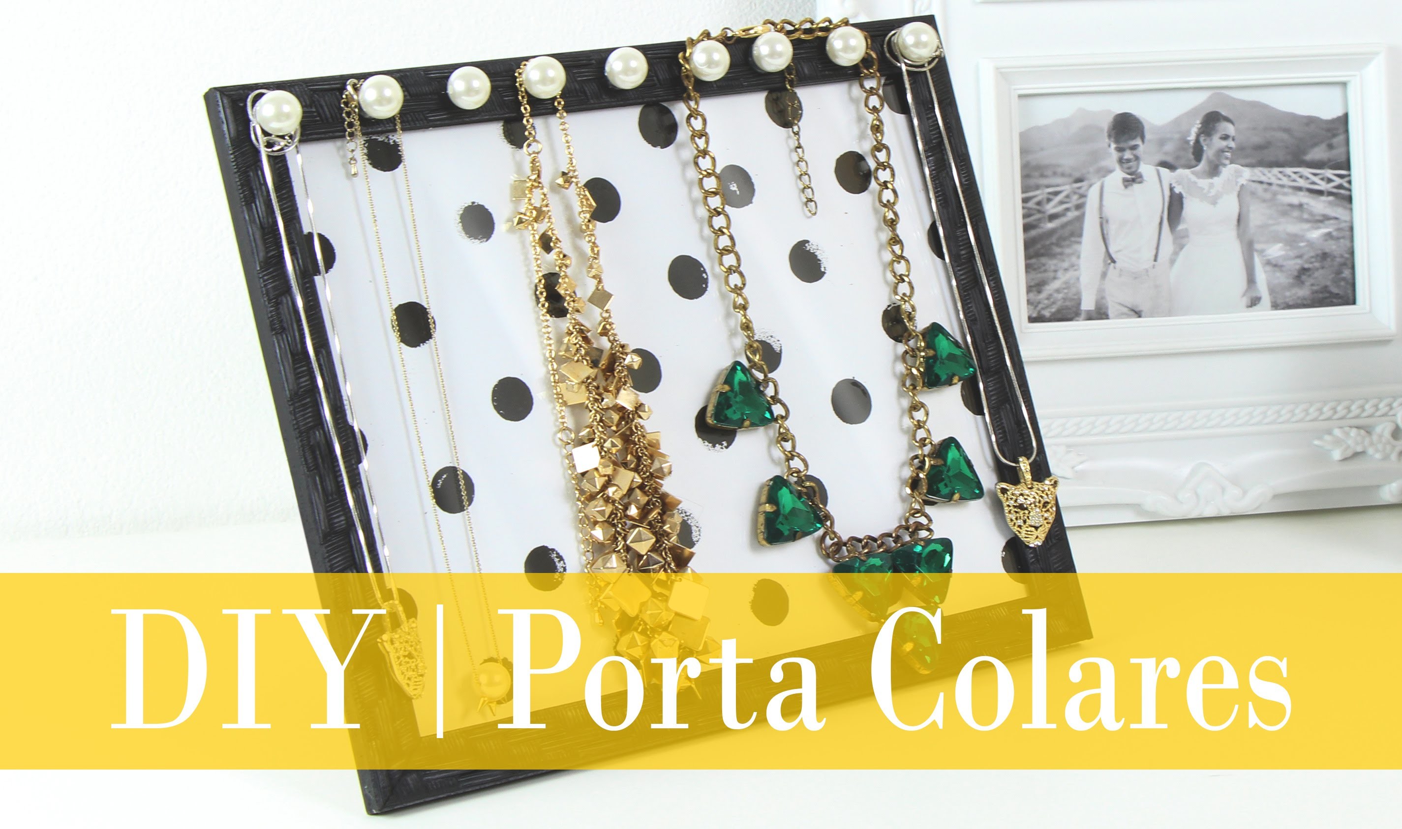 DIY | Porta colares com porta retrato | Do  Sofá