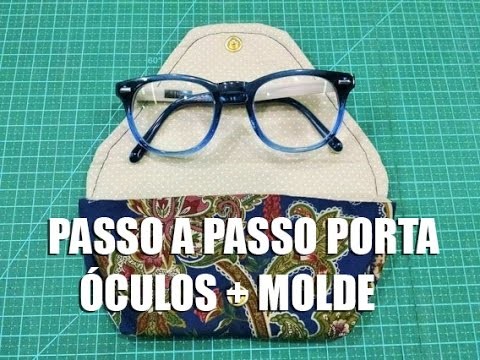 Dica de Sexta - PAP Porta óculos + molde (Tutorial Patchwork)