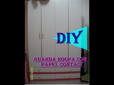 DIY: Guarda roupas com papel contact 1