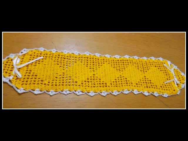 Como fazer um Pano de Decoração para Microondas de Crochê