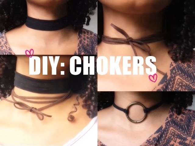 DIY:  3 modelos de Chokers pra arrasar!
