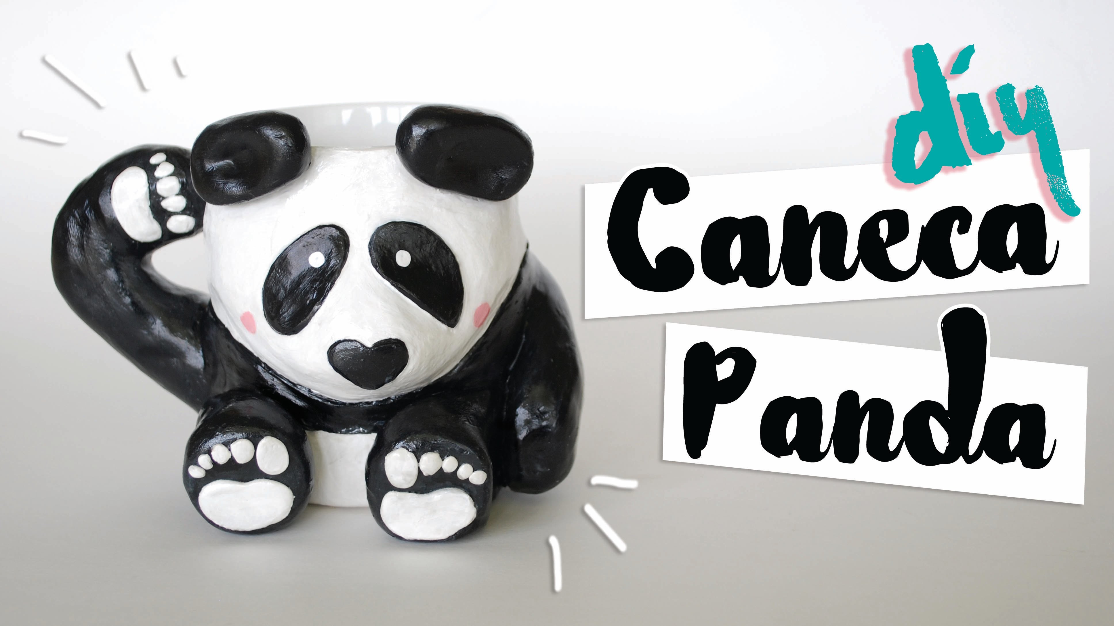 DIY: Caneca Panda por Isabelle Verona