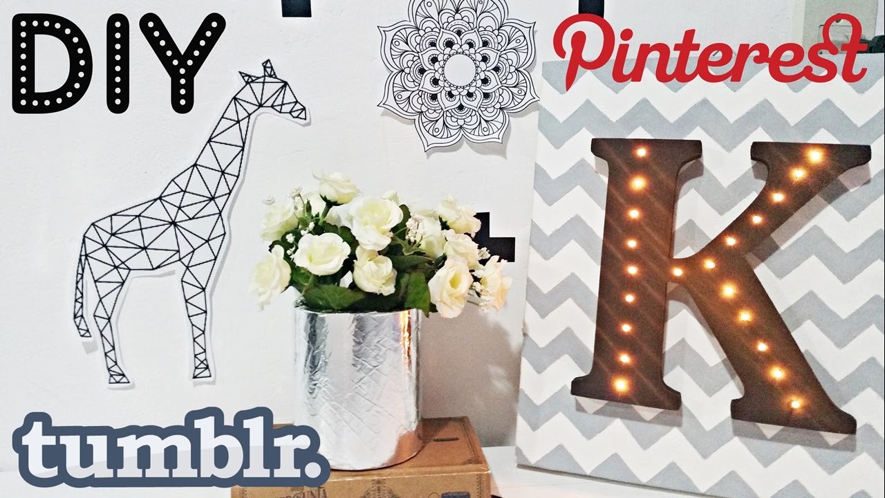 DIY: Decoração de quarto | Inspired Tumblr & Pinterest #2