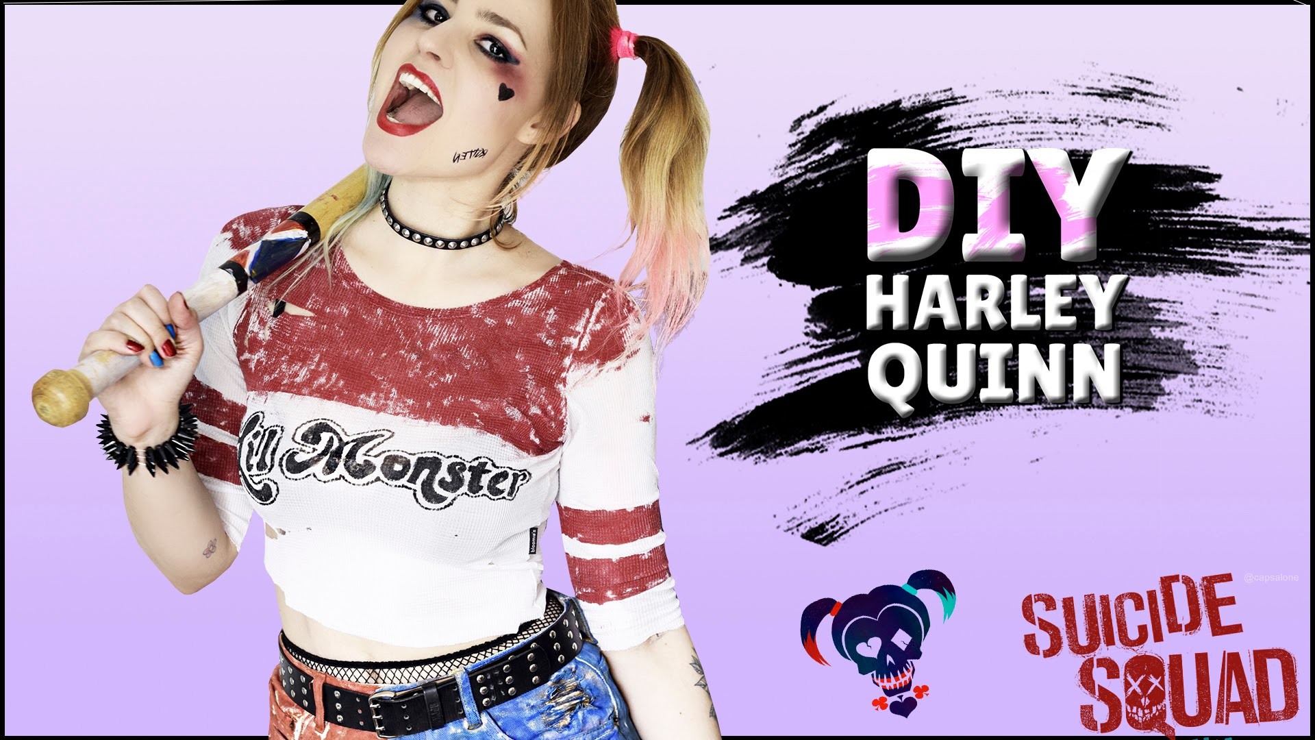 DIY - JAQUETA, SHORTS E BLUSA ARLEQUINA (Harley Quinn) Fácil + curiosidades